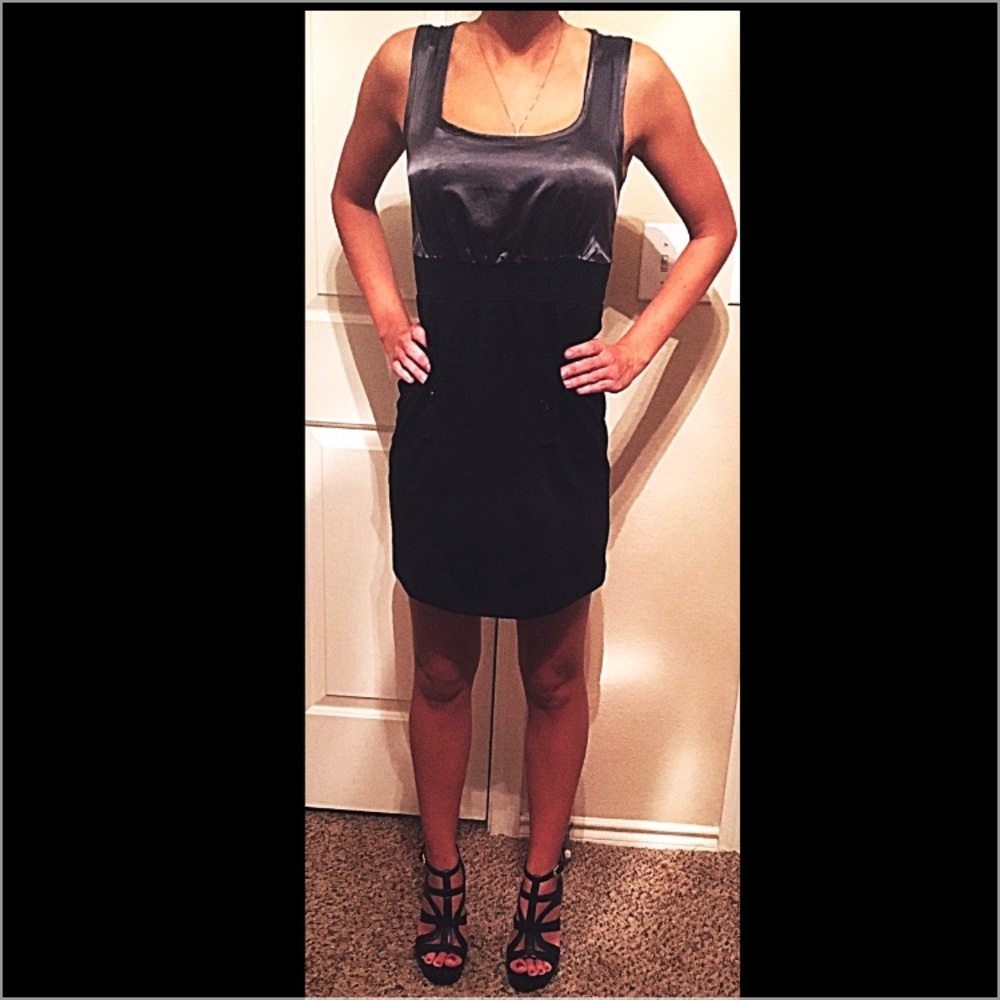Metalic top black Bottom Dress