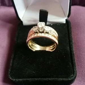 3 Stone Diamond Engagement Ring