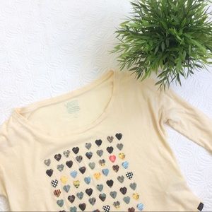 Vans graphic heart tee