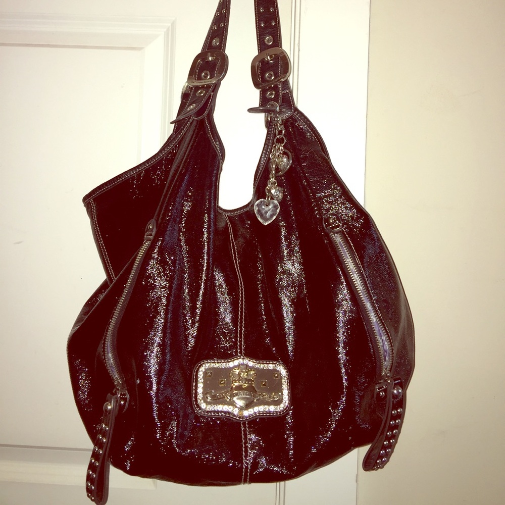 HUGE black Kathy Van Zeeland bag