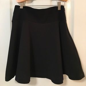 Black Forever 21 Skater Skirt