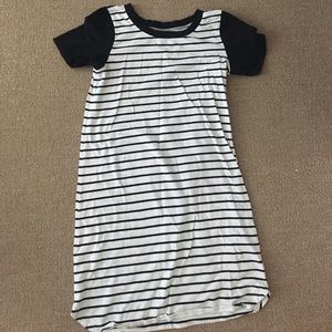Striped T-shirt dress