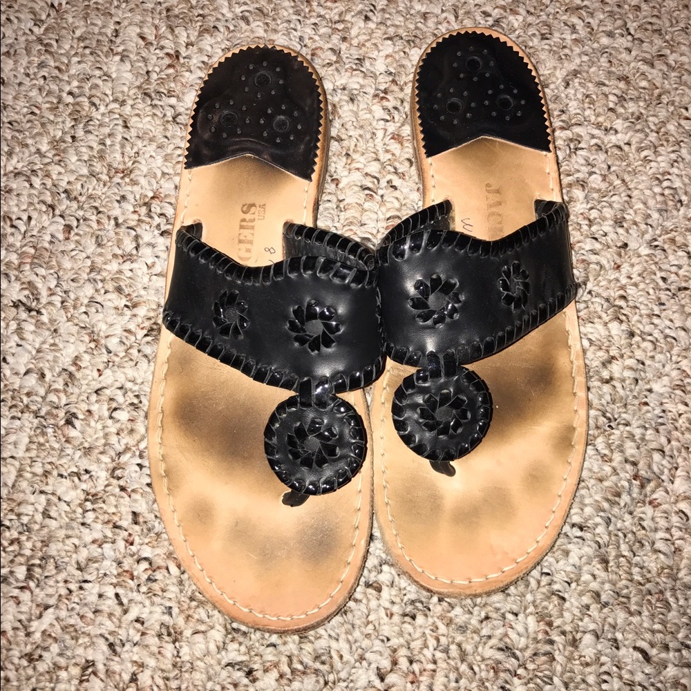 Jack Rogers Black Sandal