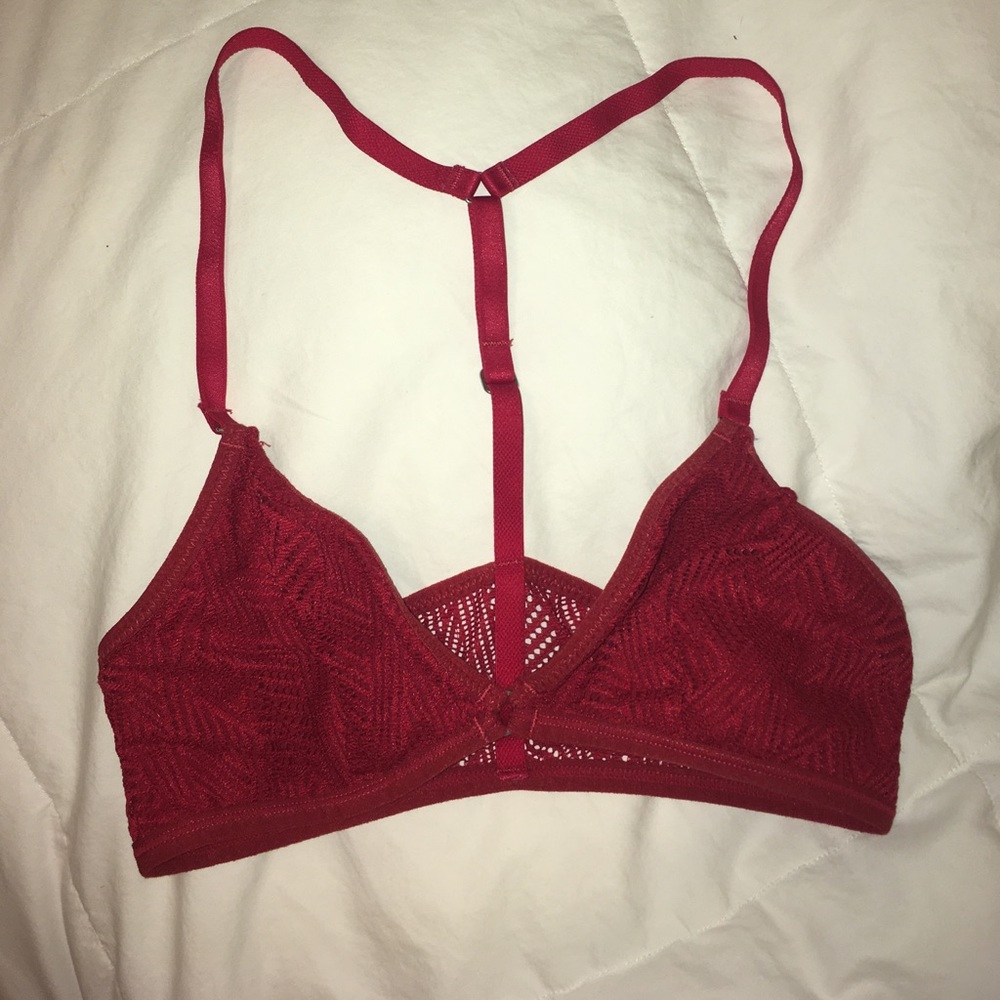 Aerie red bralette