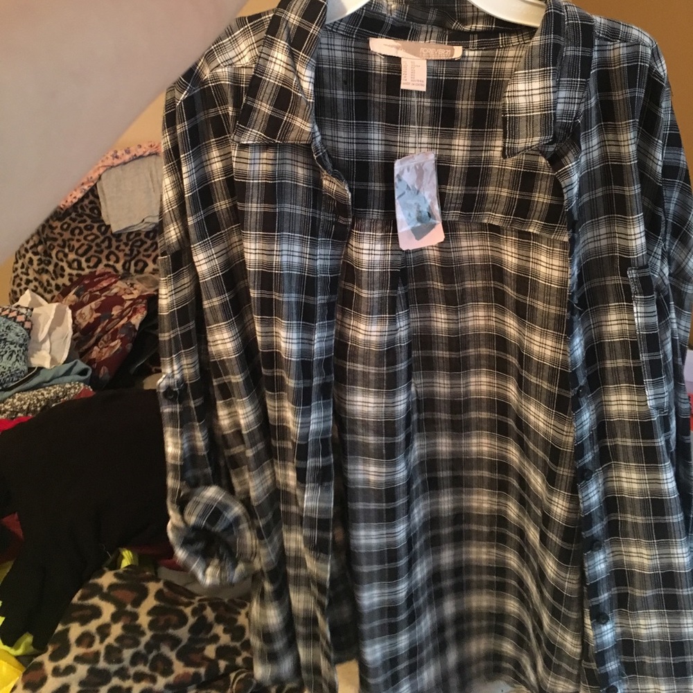 Plaid long sleeve
