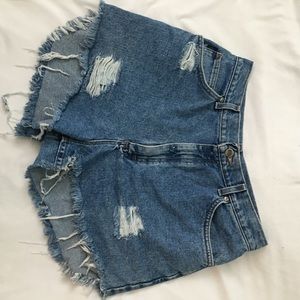 Vintage denim shorts size 10-12