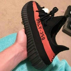 Authentic Yeezy Boost 350 V2 "Red Stripe"