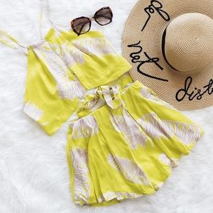Yellow Two Piece