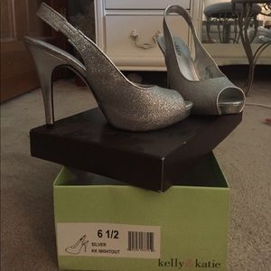 Kelly & Katie Silver Heels