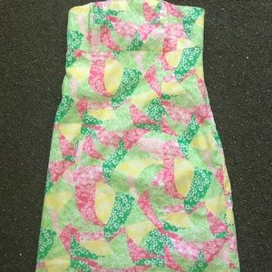 SOLD Size 2 Lilly Pulitzer strapless dress