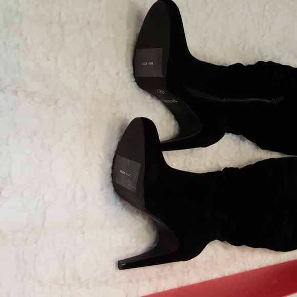 SOLD - Brand New OTK Dress Boots with Ruching - Picture 3 of 7