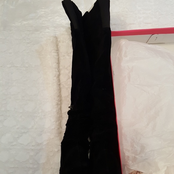 SOLD - Brand New OTK Dress Boots with Ruching - Picture 5 of 7