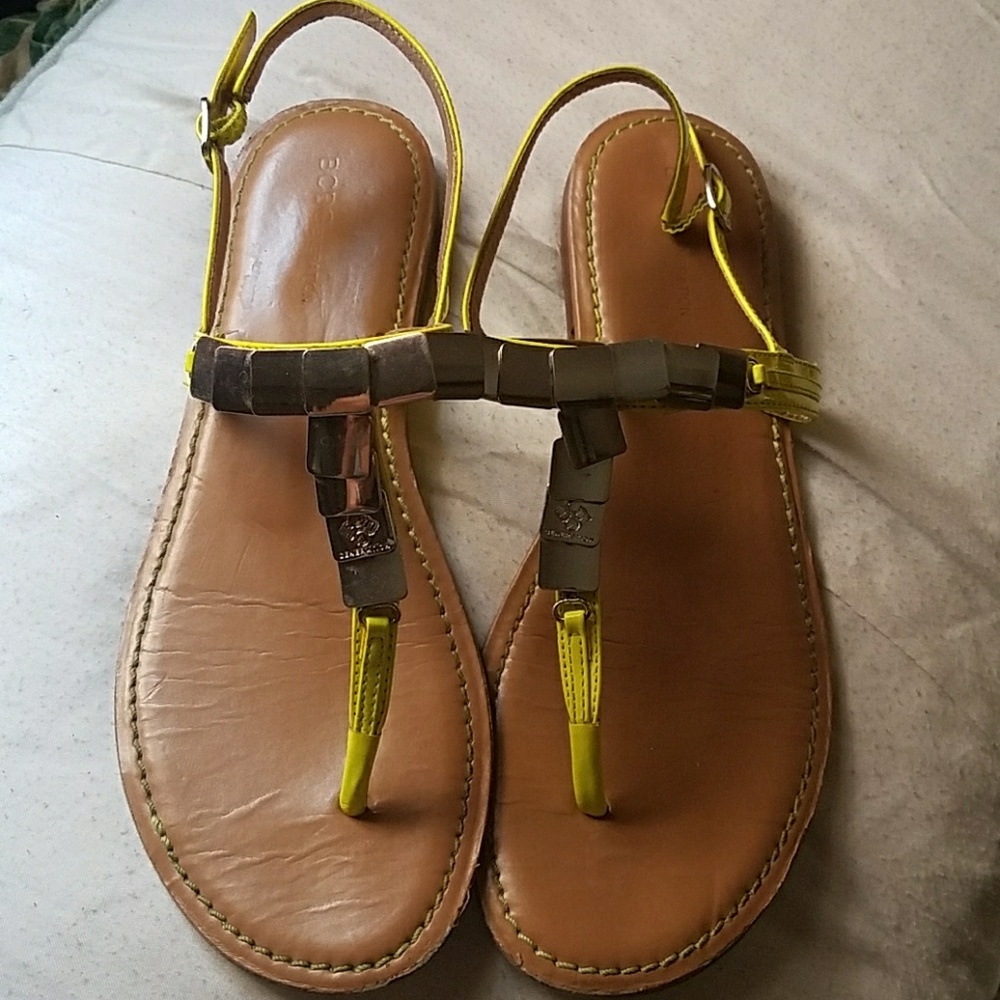BCBGENERATION yellow Thong Sandals
