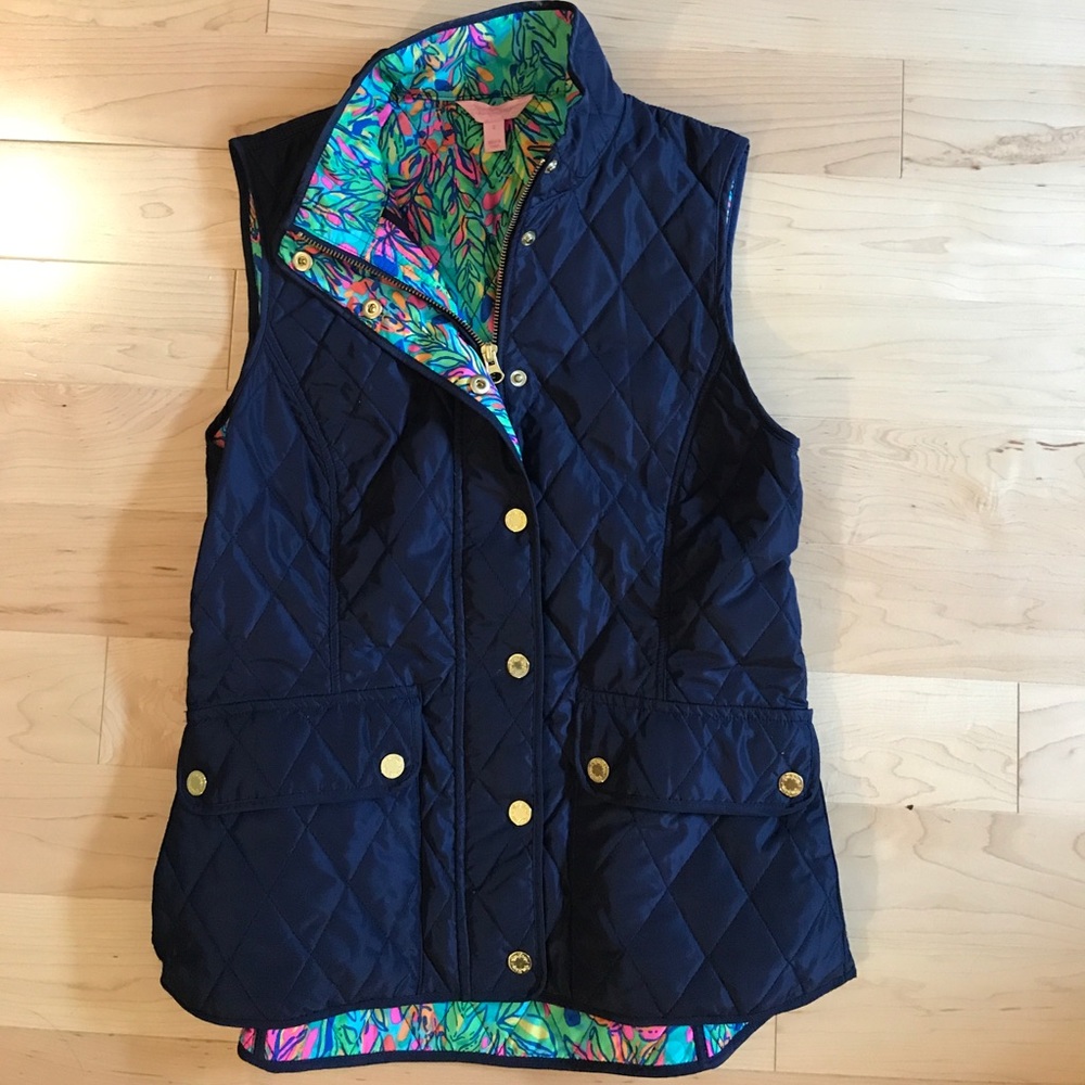Lilly Pulitzer navy vest