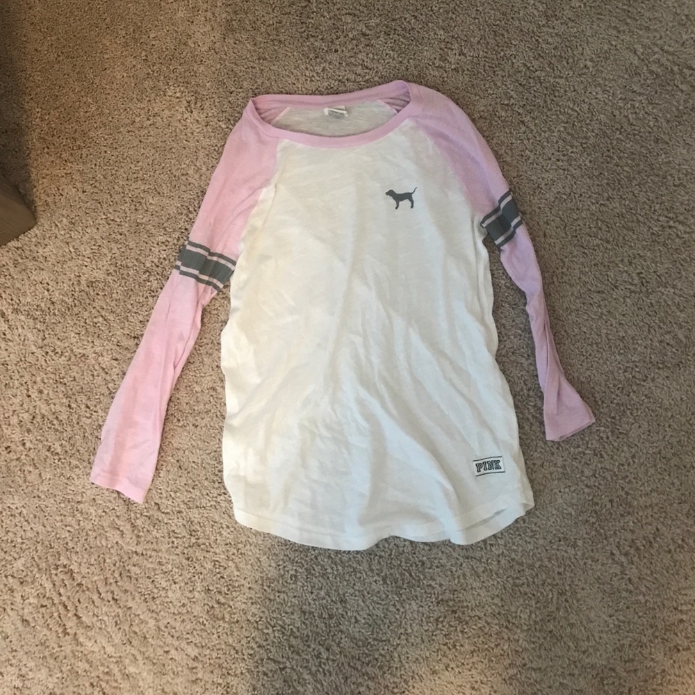 VS Pink 3/4 Sleeve Top