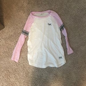 VS Pink 3/4 Sleeve Top