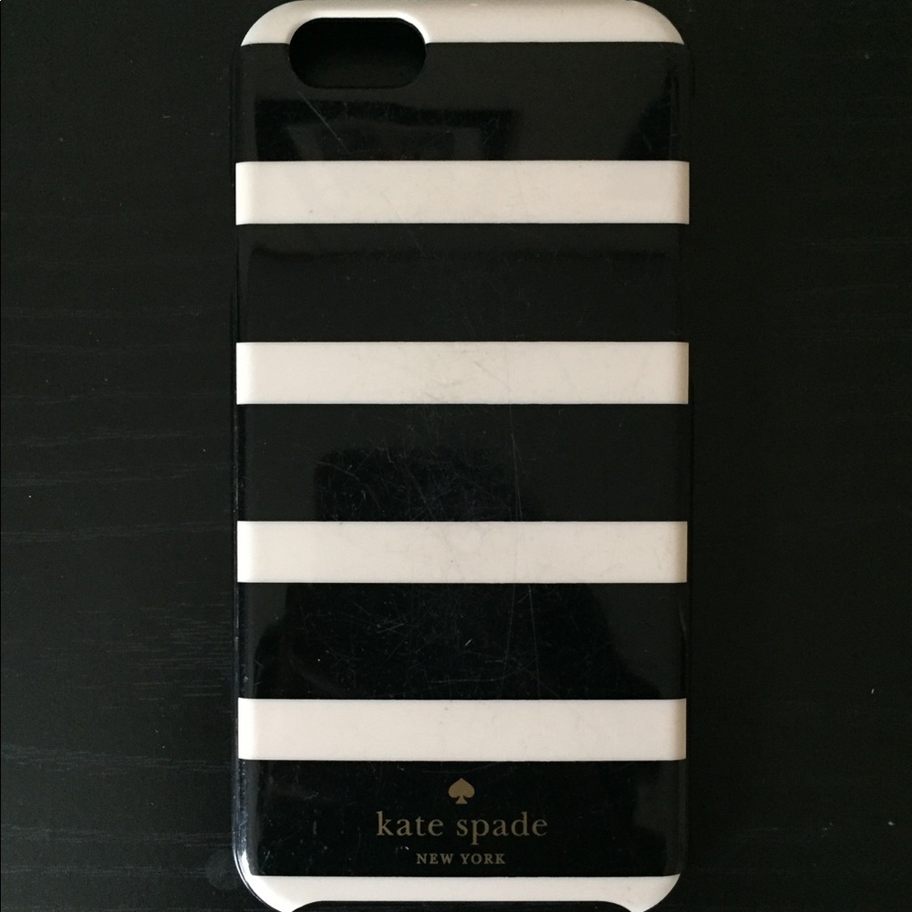 Kate Spade Black & White Striped IPhone 6/6s Case