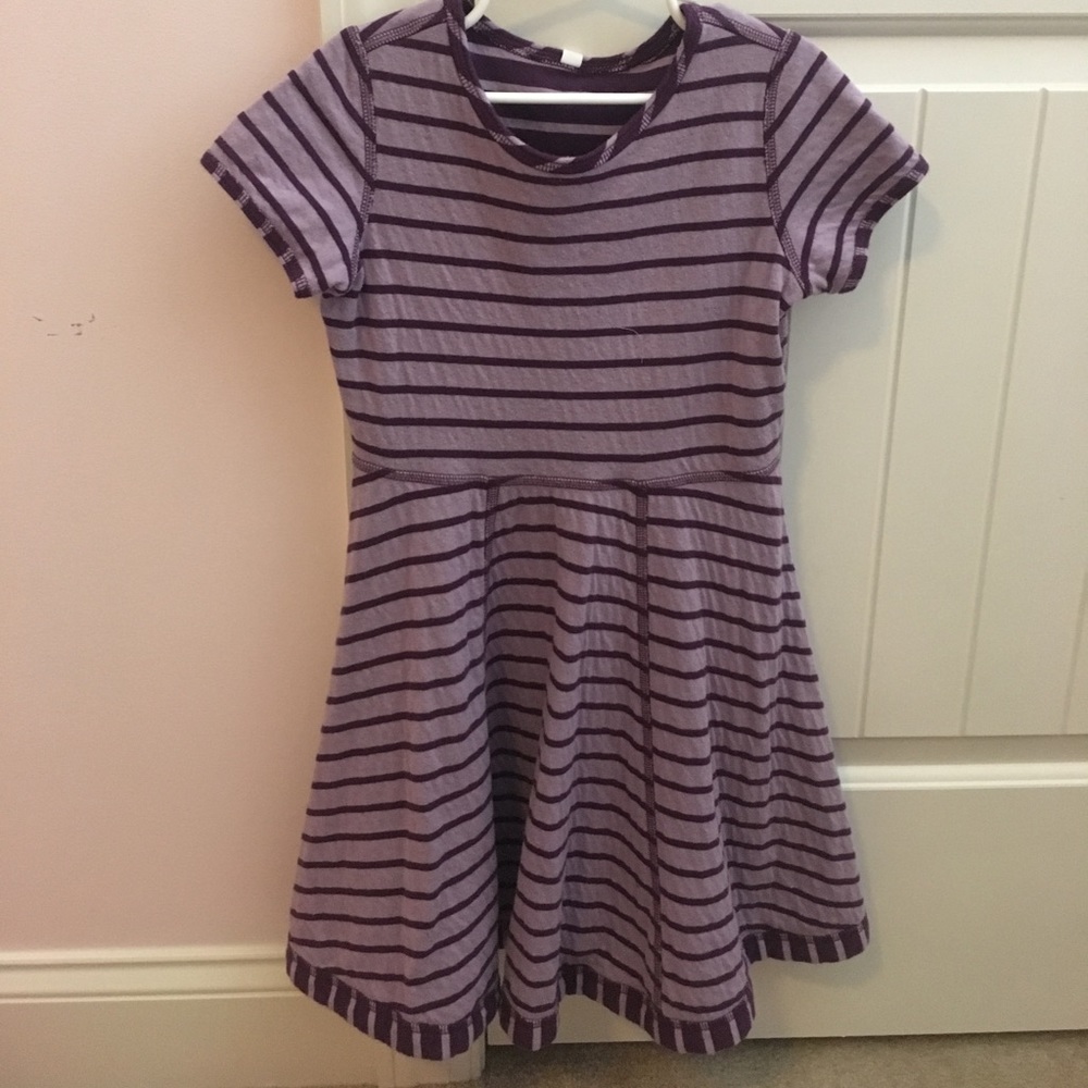 Hanna Andersson Reversibe Fit and Flare  dress