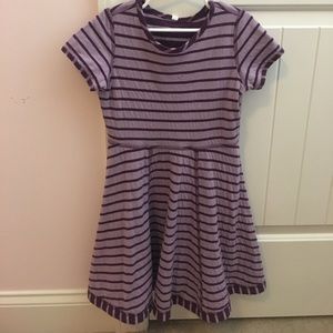 Hanna Andersson Reversibe Fit and Flare  dress