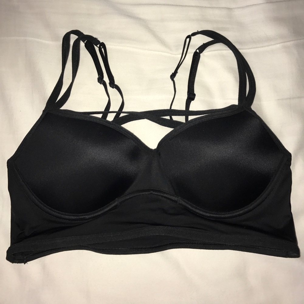 VS PINK PUSH UP STRAPPY BRALETTE