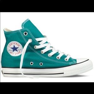 Mediterranean Blue High Top Converse