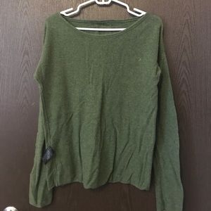 Olive green light sweater