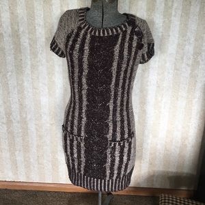 i'm in love with derek Sweaters - Brown and tan sweater dress. i'm in love with derek Sweaters - Brown and tan sweater dress.