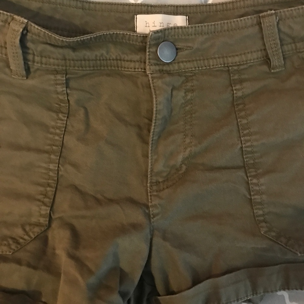 Hinge Army Green Shorts