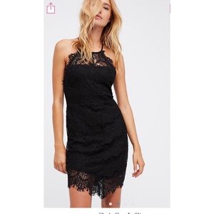 Navy Blue Free People Dress