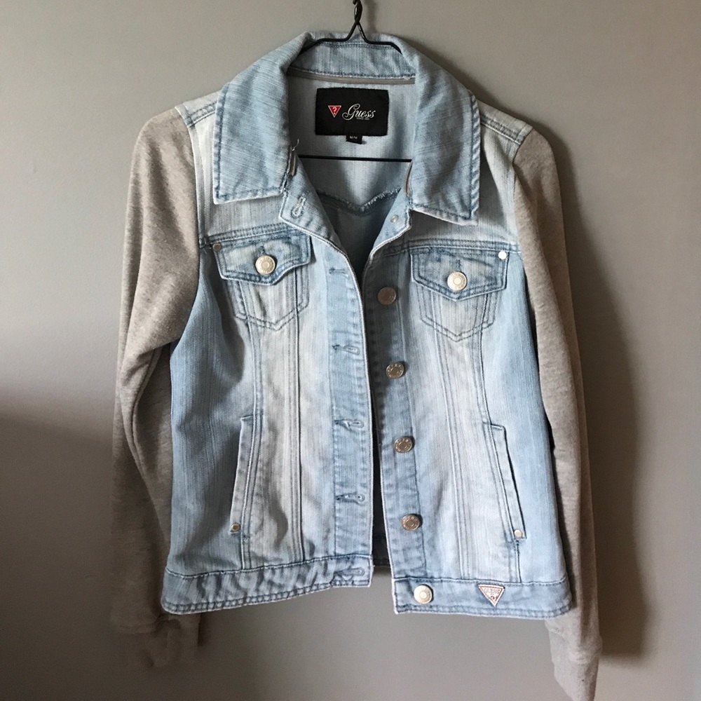 GUESS jean/sweater jacket