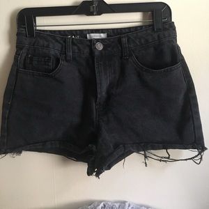 High Waisted Mom Jean Shorts