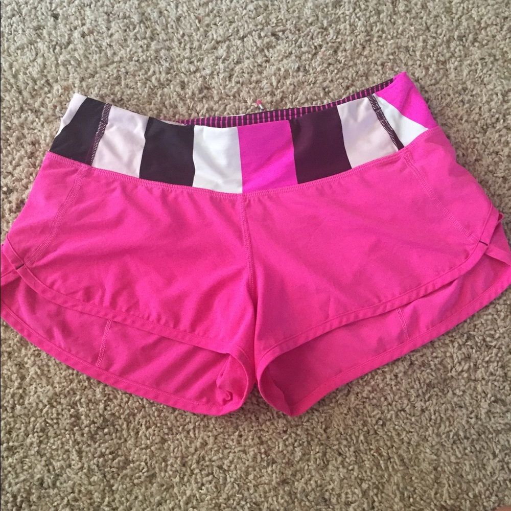 Lululemon speed shorts size 4
