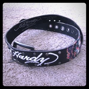 Ed Hardy Black Belt Sz Small