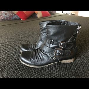 Carlos Santana Moto Boots
