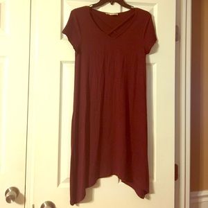 Plum colored dress