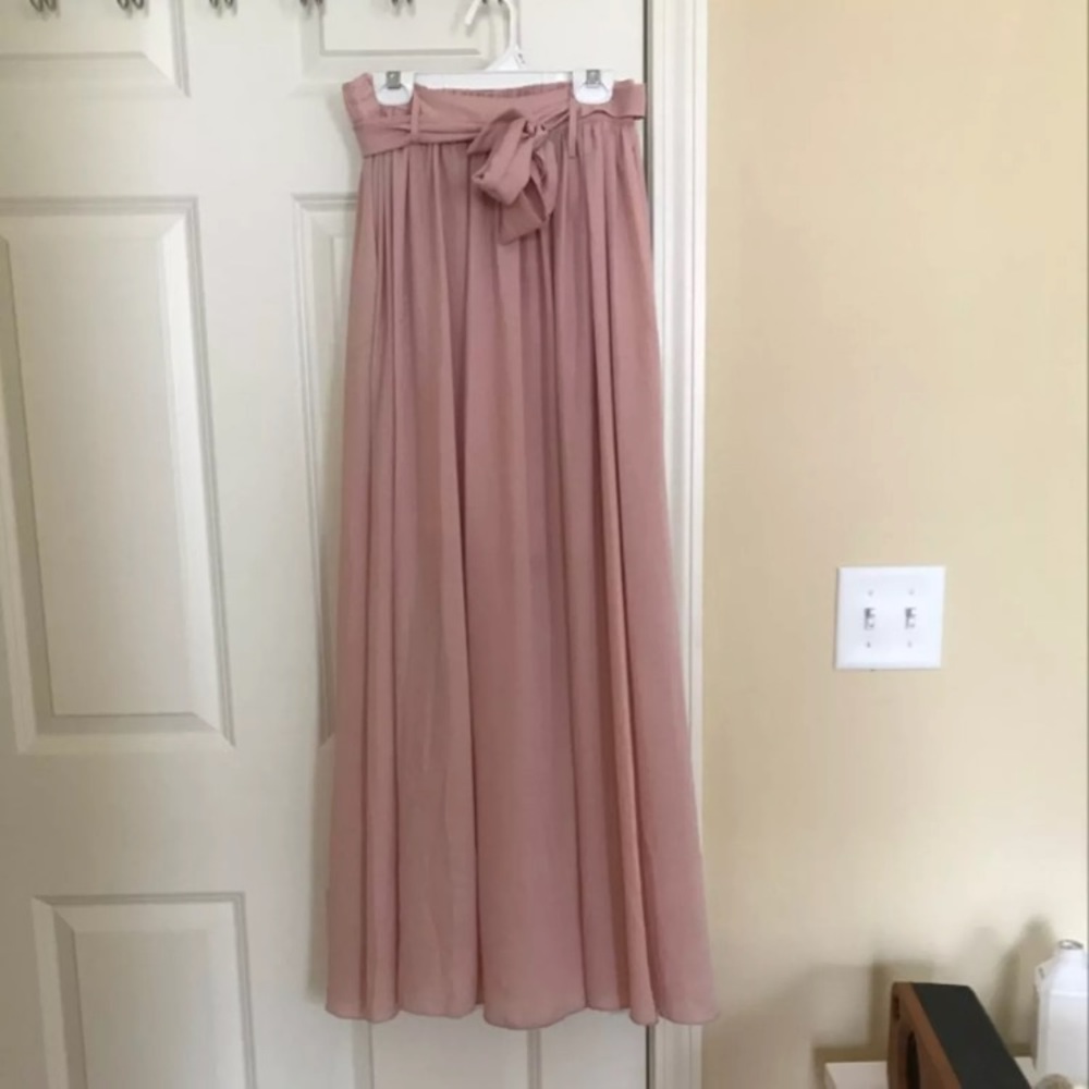 Pink Maxi Skirt