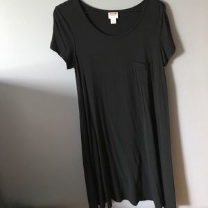 Plain black Tshirt dress