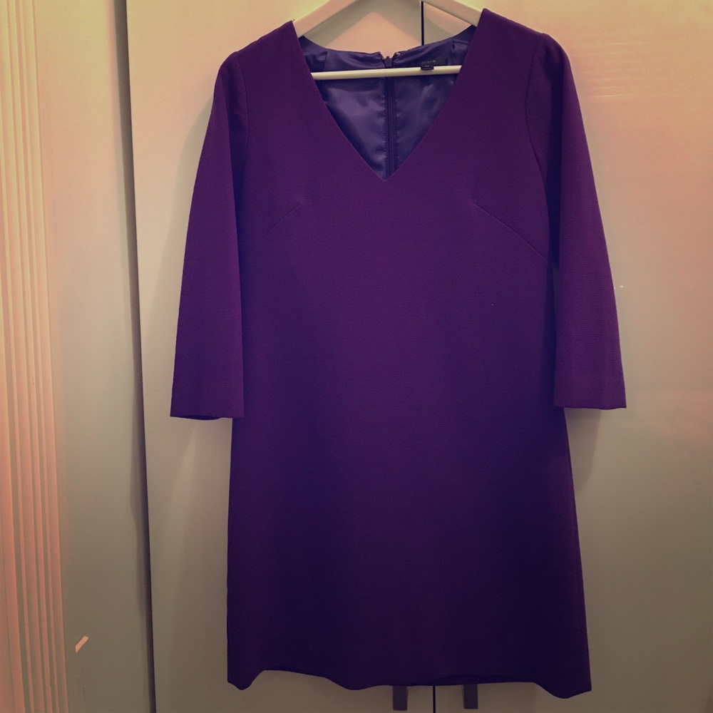 J. Crew Short Purple Dress