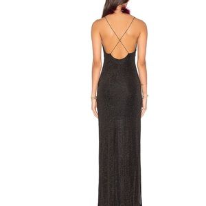 House of Harlow 1960 black gown