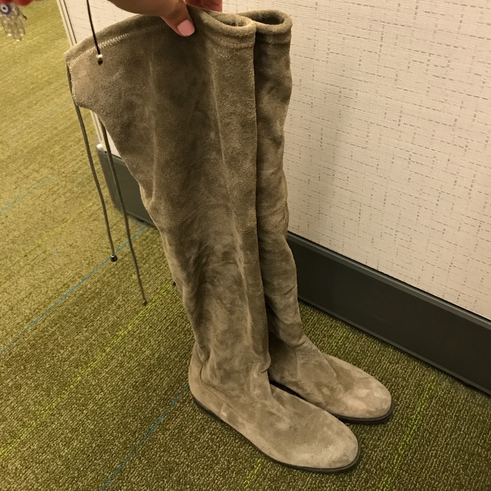ALDO | Tan Suede Over the Knee Boots - Worn Once!!