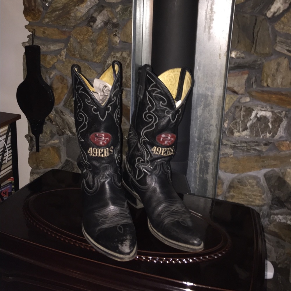 Acme 49ers logo Cowboy boots