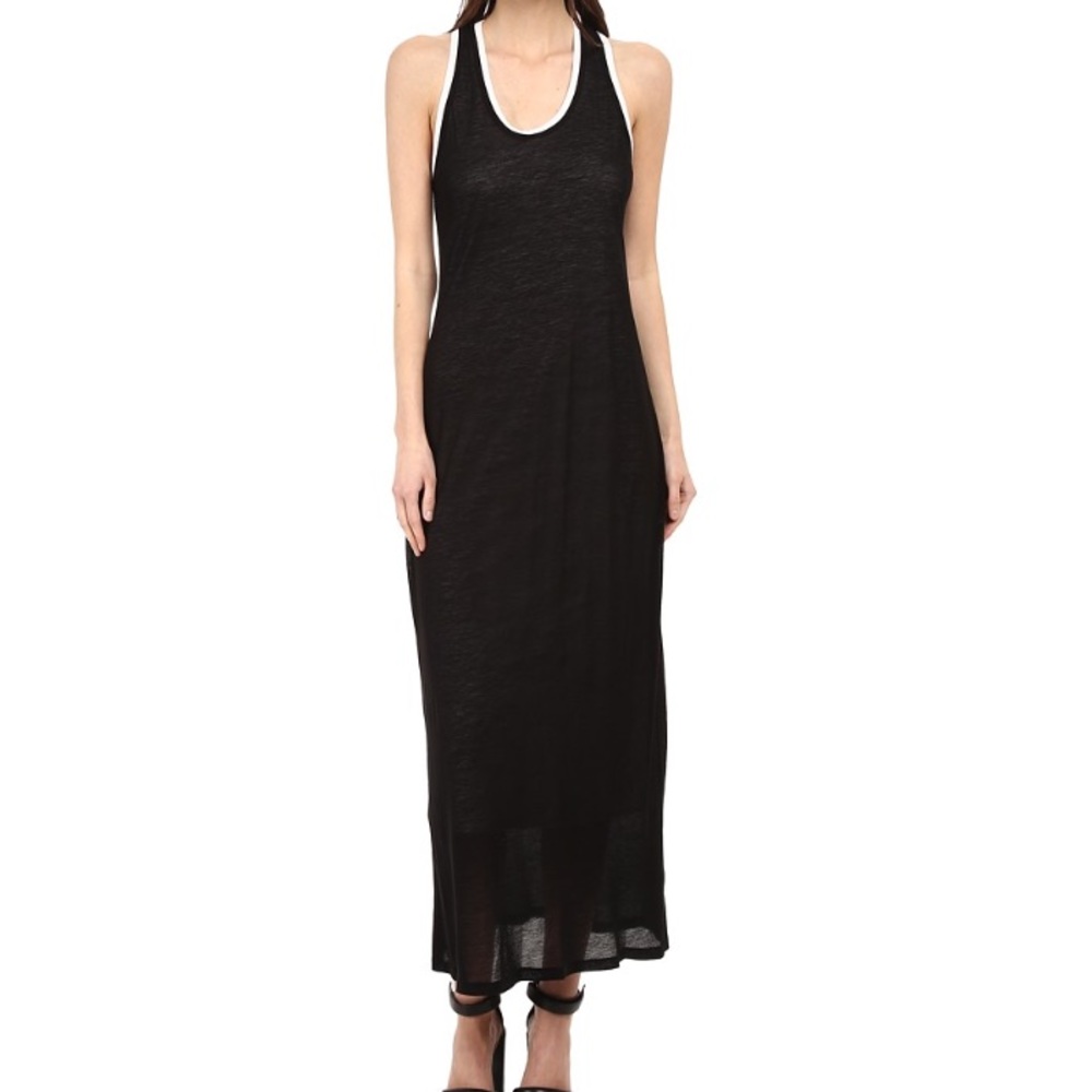 Helmut lang racer back long dress