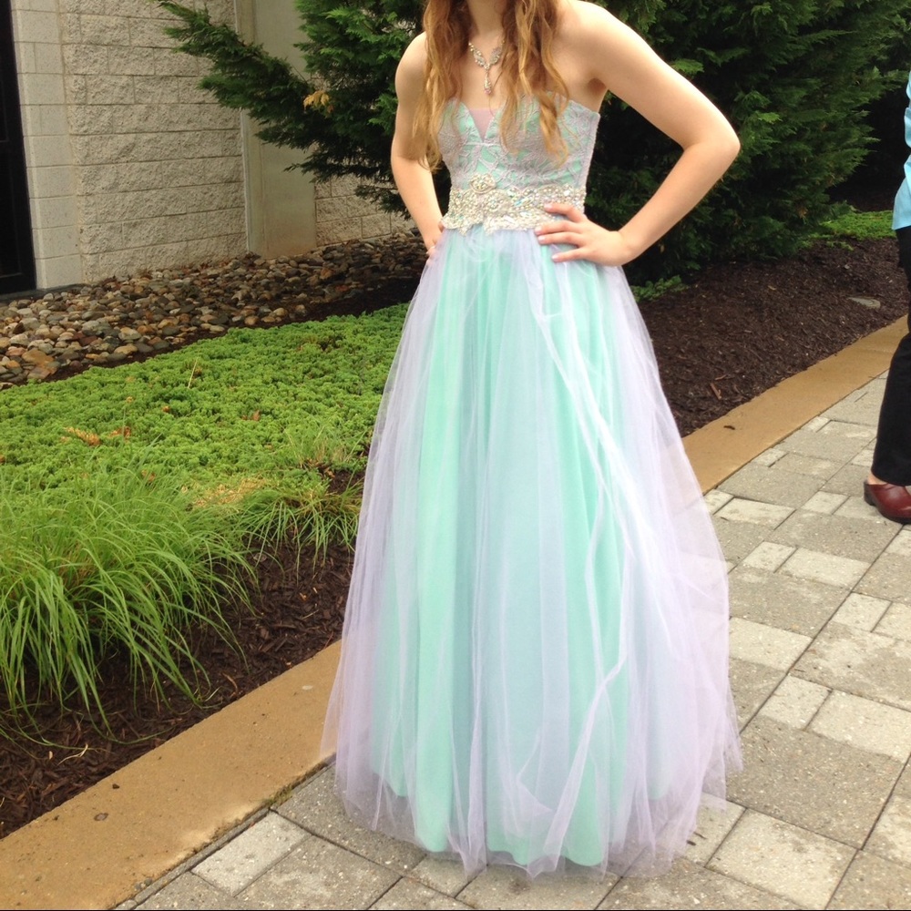 Nordstrom Prom Quinceanera Dress Full Length Gown