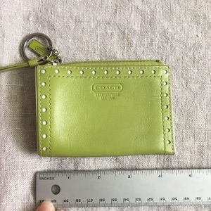 Coach Lime Green Mini Skinny