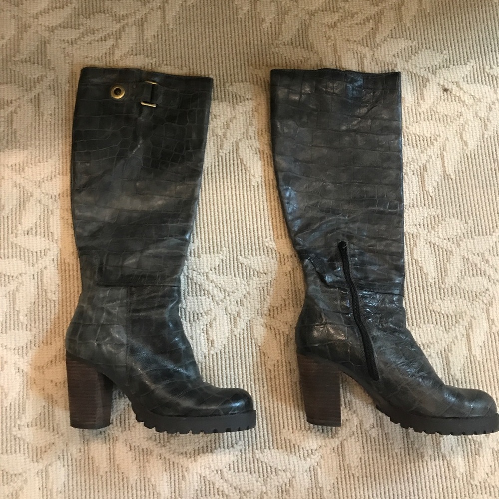 Alligator Print/Textured Boot - image 1