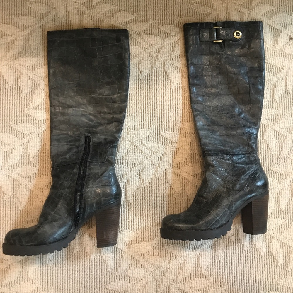 Alligator Print/Textured Boot - image 2