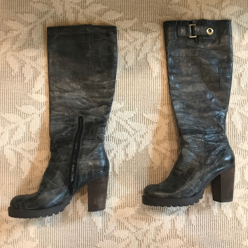 Alligator Print/Textured Boot - image 3