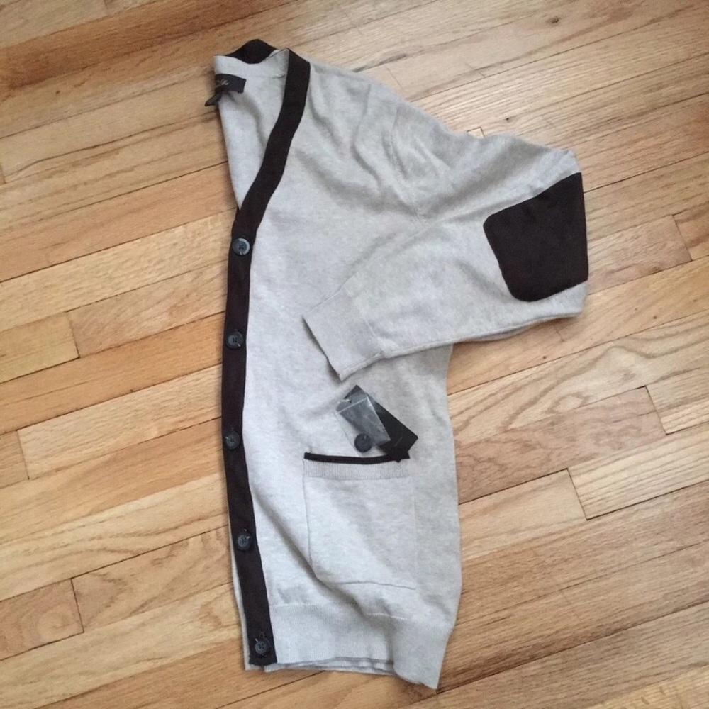 MEN'S Tasso Elba V-neck Cardigan Sweater M NWT