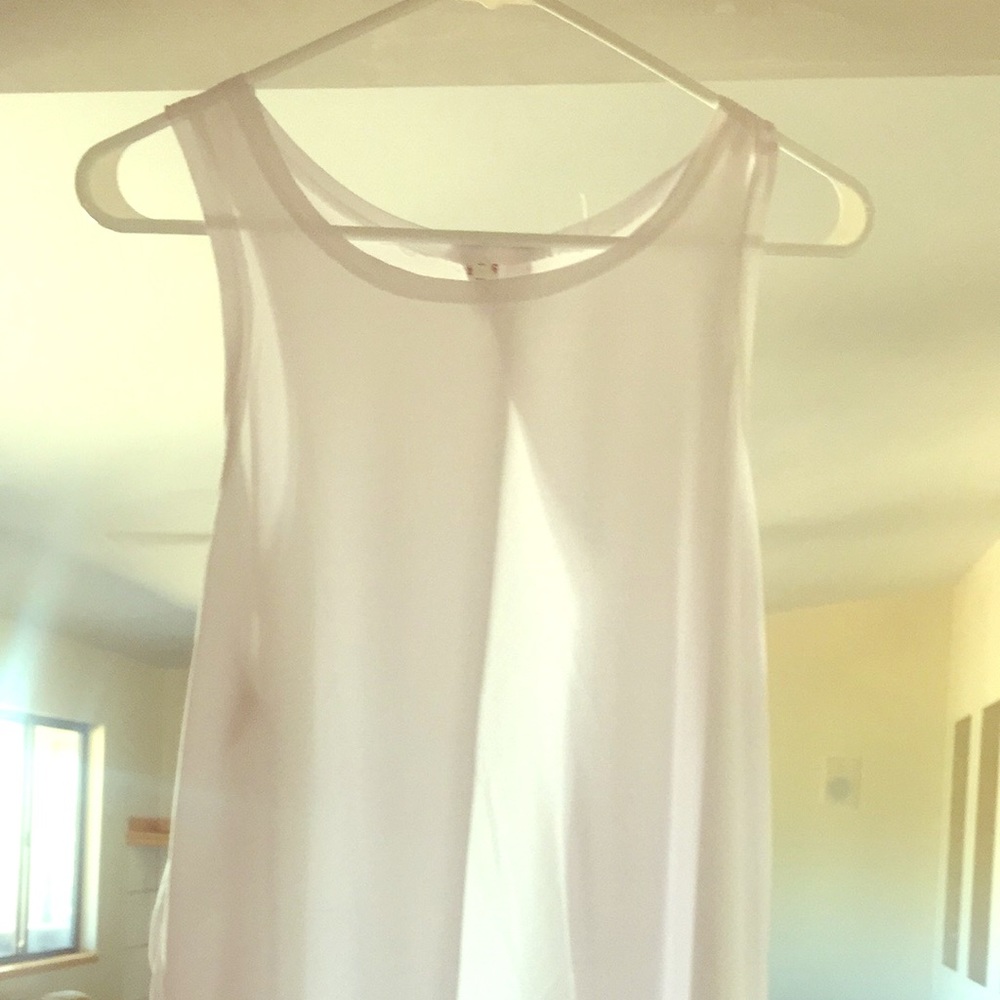 White open back top