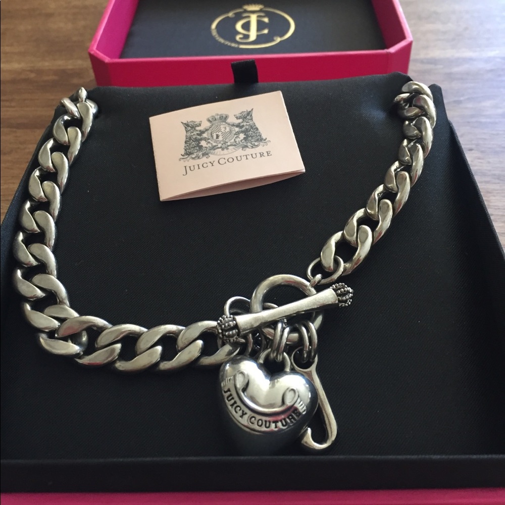 Juicy Couture silver necklace